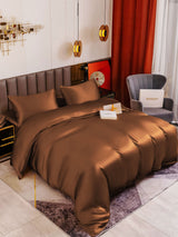 [Coffee] SilkSilky  Bedding Set 002