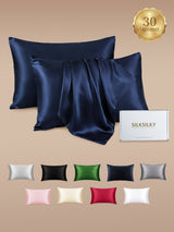 [Dark Blue] SilkSilky  Pillowcases 001