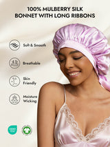 [Lavender] SilkSilky  Sleep Cap 006