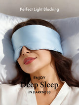 [Light Blue] SilkSilky  Eye Mask 005