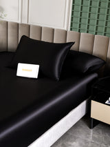 [Black] SilkSilky  Bedding Set 006