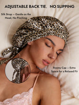 [Leopard] SilkSilky  Sleep Cap 010