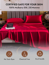 [Wine] SilkSilky  Pillowcases 007