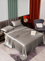 [Gray] SilkSilky  Bedding Set 002