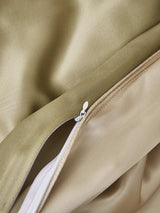 [Beige+Khaki] SilkSilky  Bedding Set 006