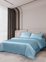 [Light Blue] SilkSilky  Bedding Set 002