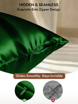 [Dark Green] SilkSilky  Pillowcases 006