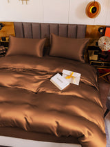 [Coffee] SilkSilky  Bedding Set 006