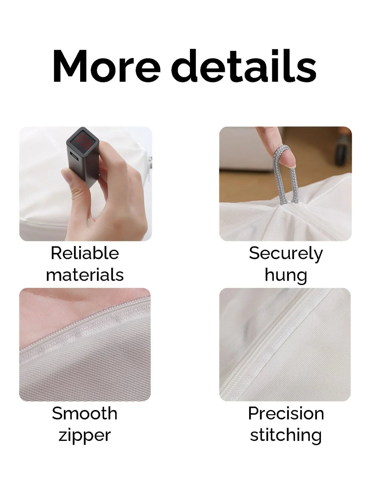 [White] SilkSilky  Laundry Wash Bags 002