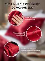 [Wine] SilkSilky  Pillowcases 002