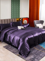 [Deep Purple] SilkSilky  Bedding Set 003