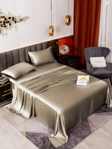 [Khaki] SilkSilky  Bedding Set 002