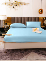 [Light Blue] SilkSilky  Bedding Set 006