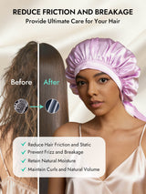 [Lavender] SilkSilky  Sleep Cap 007