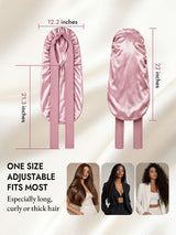 [Pink] SilkSilky  Sleep Cap 004