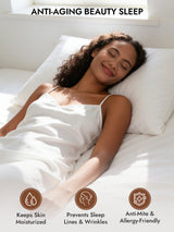 [White] SilkSilky  Pillowcases 003