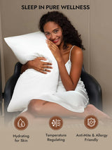 [White] SilkSilky  Pillowcases 005