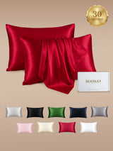 [Wine] SilkSilky  Pillowcases 001