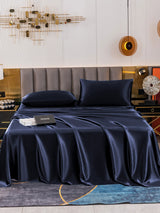 [Dark Blue] SilkSilky  Bedding Set 002