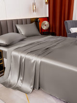 [Gray] SilkSilky  Bedding Set 003