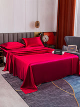 [Wine] SilkSilky  Bedding Set 005