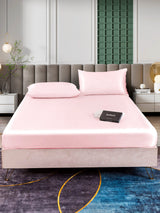 [Pink] SilkSilky  Bedding Set 002