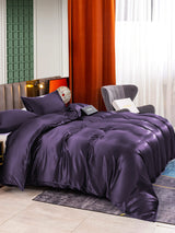 [Deep Purple] SilkSilky  Bedding Set 003