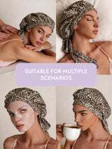 [Leopard] SilkSilky  Sleep Cap 012