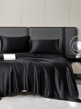 [Black] SilkSilky  Bedding Set 001