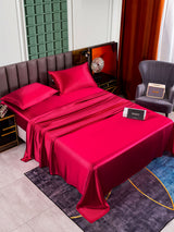 [Wine] SilkSilky  Bedding Set 007