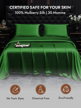 [Dark Green] SilkSilky  Pillowcases 007