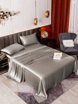 [Gray] SilkSilky  Bedding Set 001