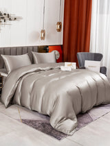 [Gray] SilkSilky  Bedding Set 002