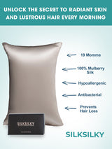 [Gray] SilkSilky  Pillowcases 002