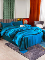 [Teal] SilkSilky  Bedding Set 002
