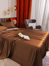 [Coffee] SilkSilky  Bedding Set 005