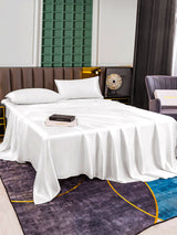[White] SilkSilky  Bedding Set 005