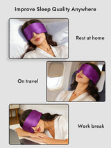 [Purple] SilkSilky  Eye Mask 009