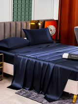 [Dark Blue] SilkSilky  Bedding Set 003