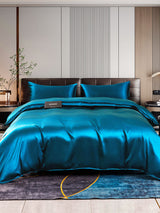 [Teal] SilkSilky  Bedding Set 001