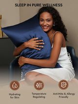 [Dark Blue] SilkSilky  Pillowcases 005