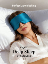 [Teal] SilkSilky  Eye Mask 008