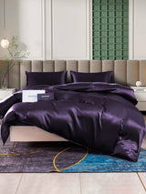 [Deep Purple] SilkSilky  Bedding Set 001