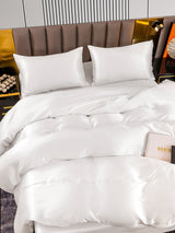 [White] SilkSilky  Bedding Set 006