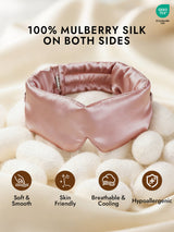 [Pale Mauve] SilkSilky  Eye Mask 005