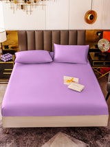 [Lavender] SilkSilky  Bedding Set 002
