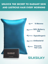 [Teal] SilkSilky  Pillowcases 003