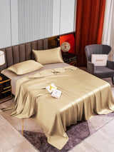 [Beige] SilkSilky  Bedding Set 002
