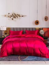 [Wine] SilkSilky  Bedding Set 004