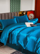 [Teal] SilkSilky  Bedding Set 005